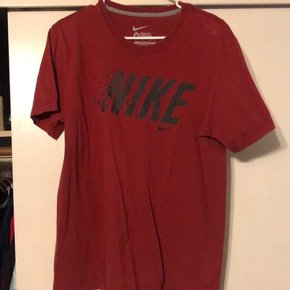 Red Nike tee